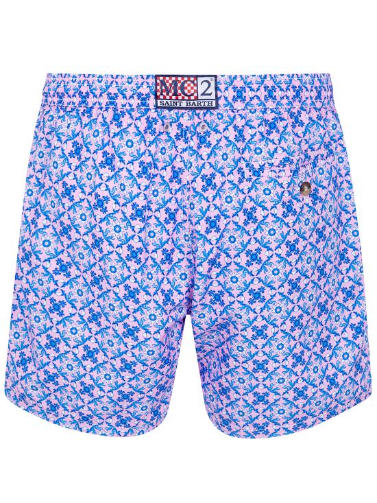 26SS 세인트바쓰 스윔팬츠 LIG0013 07791L 098 2117 PINK BLUE - MC2 SAINT BARTH
