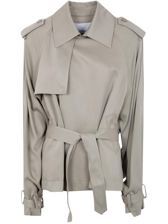 26SS 더프랭키샵 트렌치 코트 TRFS21993430 SAGE