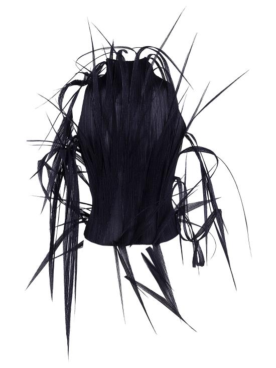 26SS 이세이 미야케 셔츠 IM66FJ601 15 BLACK - ISSEY MIYAKE
