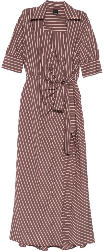 26SS 핑코 롱 원피스 106669A33QLN1 BROWN