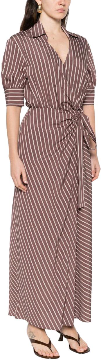 26SS 핑코 롱 원피스 106669A33QLN1 BROWN - PINKO
