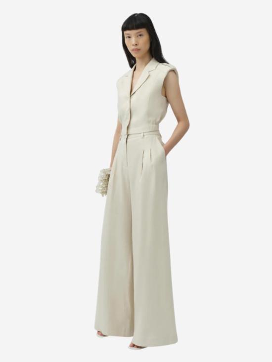  조나단 심카이 베스트 Jonathan Simkhai 요크 크롭 리넨 - JONATHAN SIMKHAI