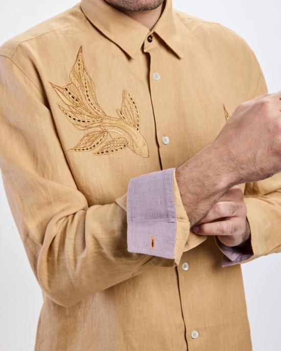 26SS 폴 스미스 긴팔 셔츠 M1R 901UE V03037 14 CAMMELLO - PAUL SMITH