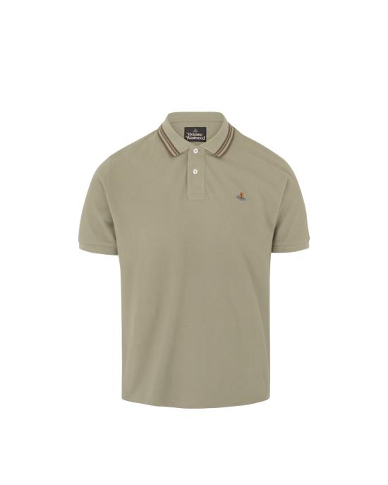 26SS 비비안웨스트우드 폴로 티셔츠 2H01000U J00AU M411 VERDE