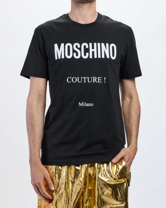 26SS 모스키노 반팔 티셔츠 0719 5241 1555 NERO - MOSCHINO