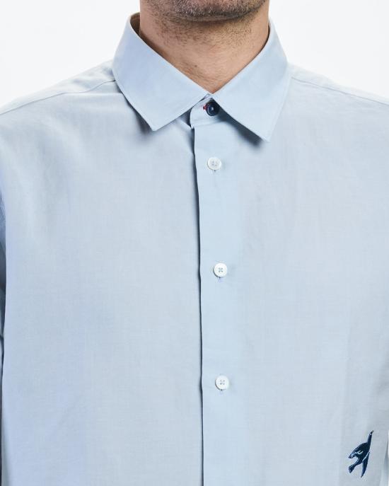 26SS 폴 스미스 긴팔 셔츠 M1R 901UE V03007 40 AZZURRO - PAUL SMITH