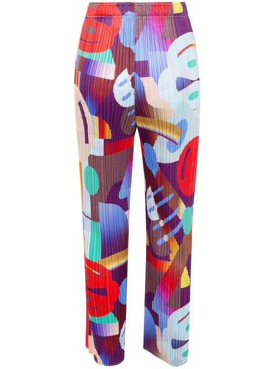 26SS 플리츠플리즈 스트레이트 팬츠 PP66JF704 24 RED - PLEATS PLEASE