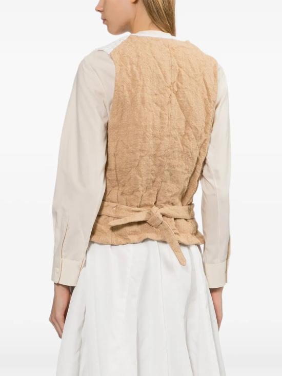 26SS 꼼데가르송 베스트 GQ V001 OFF WHITE X ECRU - COMME DES GARCONS