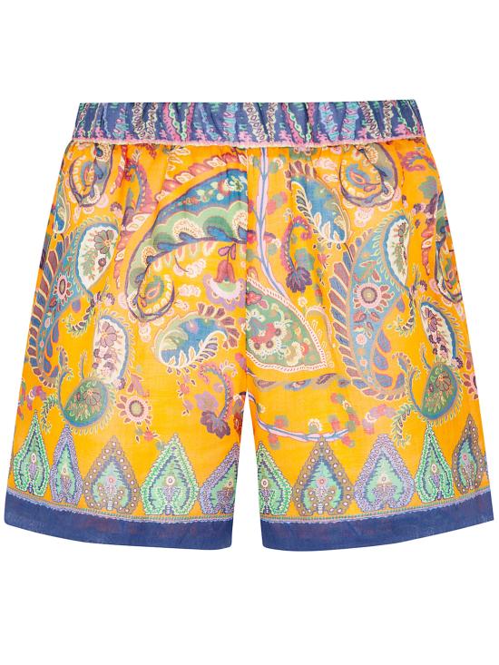 26SS 에트로 숏팬츠 WRPA0014 AKF31 X0852 PRINT ORANGE LIGHT BLUE