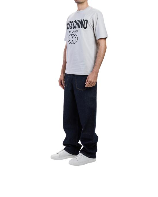 26SS 모스키노 반팔 티셔츠 0725 7041 1484 GRIGIO - MOSCHINO
