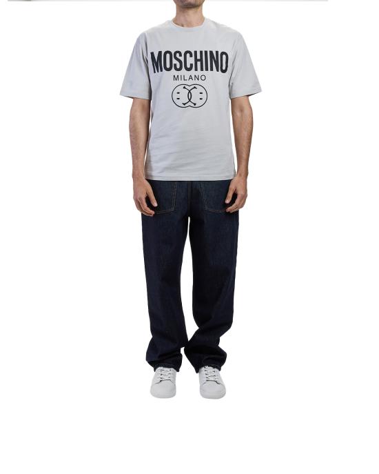 26SS 모스키노 반팔 티셔츠 0725 7041 1484 GRIGIO - MOSCHINO