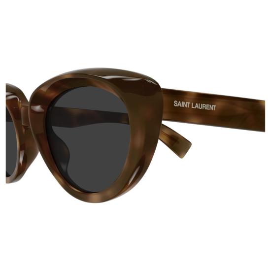  생로랑 선글라스 SL 859 캣아이 호피무늬 - SAINT LAURENT
