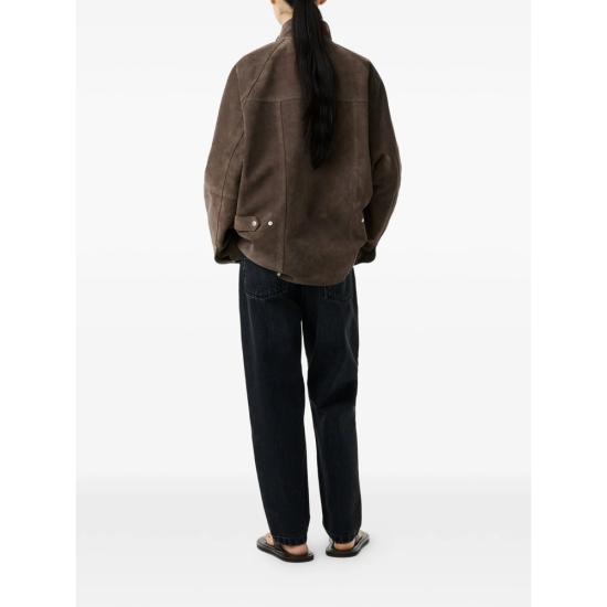 26SS 스튜디오 니콜슨 가죽 자켓 SNW 1823 DASH GREY BROWN - STUDIO NICHOLSON