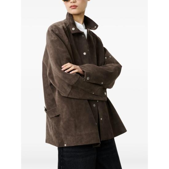 26SS 스튜디오 니콜슨 가죽 자켓 SNW 1823 DASH GREY BROWN - STUDIO NICHOLSON