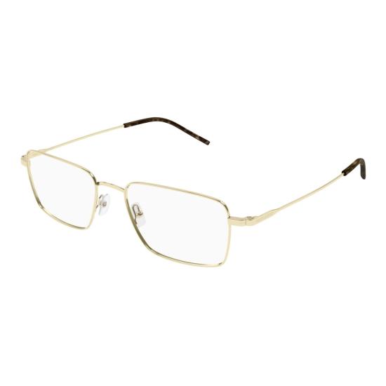 25FW 생로랑 안경 SL 844 직사각형 금색 금속 프레임 안경 - SAINT LAURENT