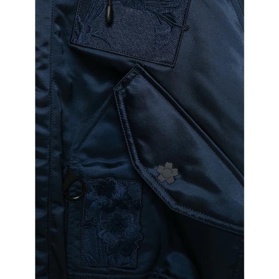 26SS 세실리아 반센 봄버 자켓 N 2B PATCH CR NAVY BLUE - CECILIE BAHNSEN