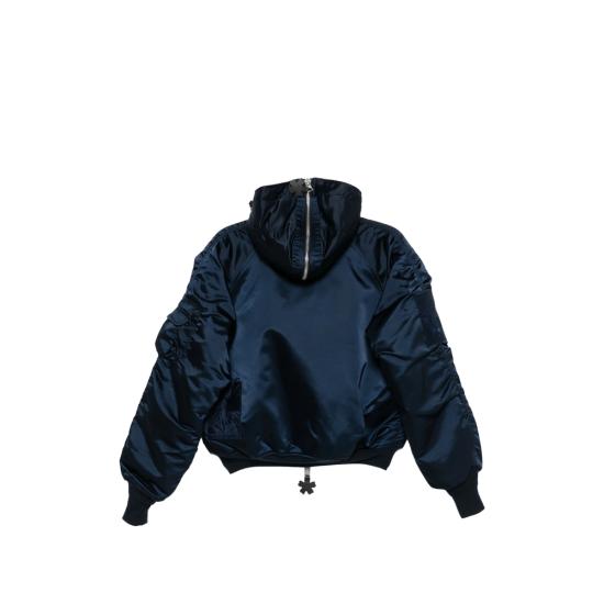 26SS 세실리아 반센 봄버 자켓 N 2B PATCH CR NAVY BLUE - CECILIE BAHNSEN