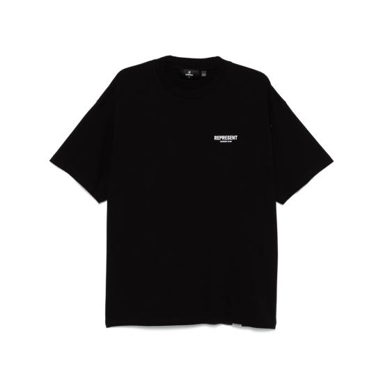 26FW 리프레젠트 반팔 티셔츠 OCM41114 001 BLACK