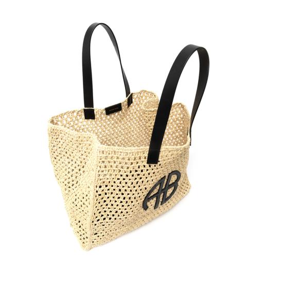 26SS 애니빙 토트백 A 13 2158 022 NEUTRALS BLACK - ANINE BING