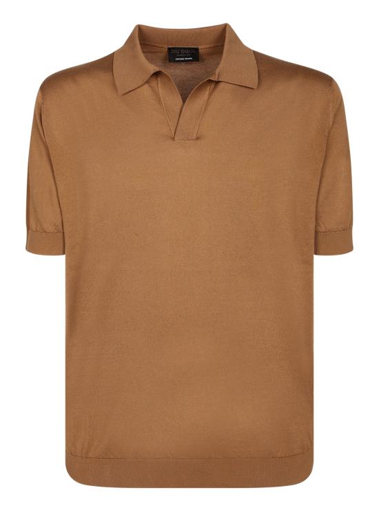 26SS 델 오글리오 폴로 티셔츠 PL1MCSK SU18R 922 Brown