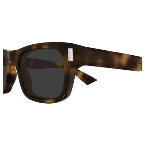 25FW 생로랑 선글라스 SL 83 직사각형 호피무늬 - SAINT LAURENT