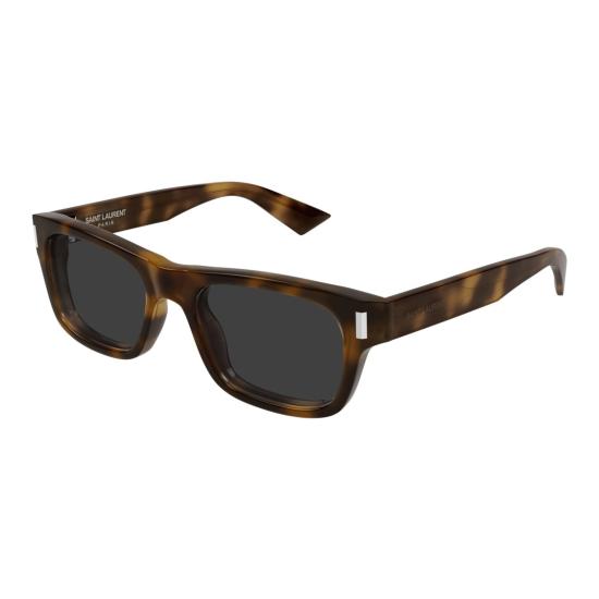 25FW 생로랑 선글라스 SL 83 직사각형 호피무늬 - SAINT LAURENT