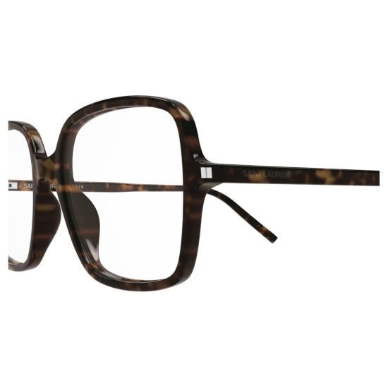  생로랑 안경 SL 892 스퀘어 호피무늬 - SAINT LAURENT