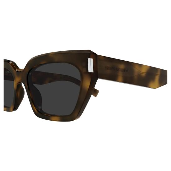 25FW 생로랑 선글라스 SL 826 페이지 호피 무늬 기하학적 - SAINT LAURENT