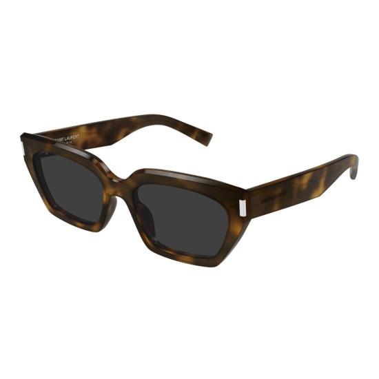 25FW 생로랑 선글라스 SL 826 페이지 호피 무늬 기하학적 - SAINT LAURENT