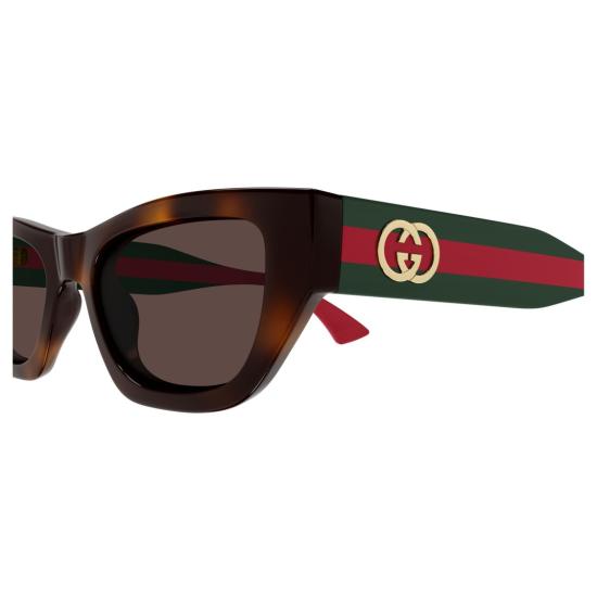  구찌 선글라스 Gg2116s 볼드한 직사각형 호피무늬 - GUCCI
