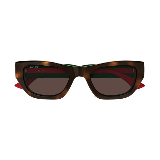  구찌 선글라스 Gg2116s 볼드한 직사각형 호피무늬