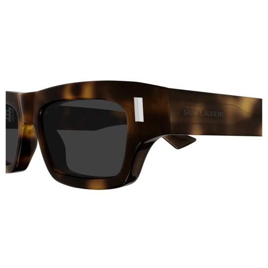 25FW 생로랑 선글라스 SL 837 직사각형 호피무늬 - SAINT LAURENT