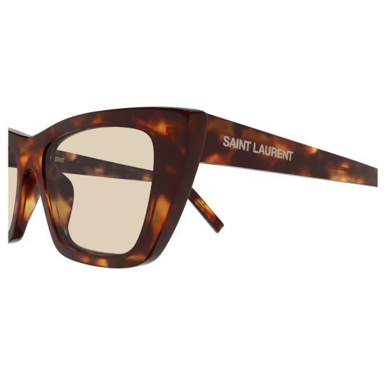 25FW 생로랑 선글라스 SL 276 마이카 캣아이 호피무늬 - SAINT LAURENT