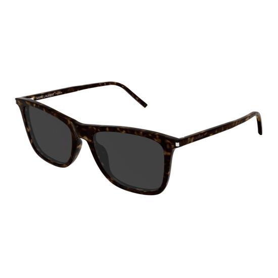  생로랑 선글라스 SL 895 호피무늬 사각 프레임 - SAINT LAURENT