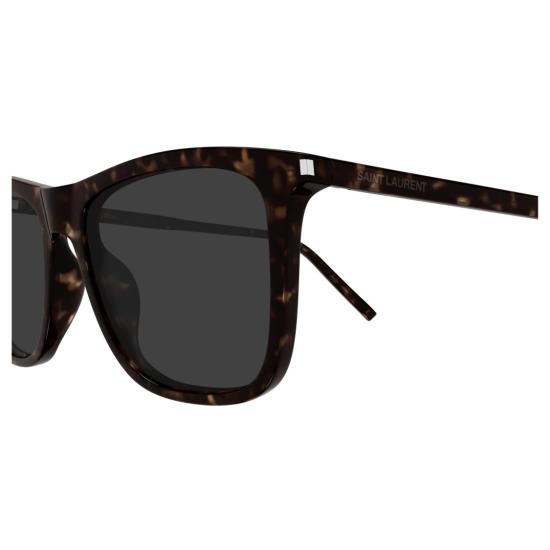  생로랑 선글라스 SL 895 호피무늬 사각 프레임 - SAINT LAURENT