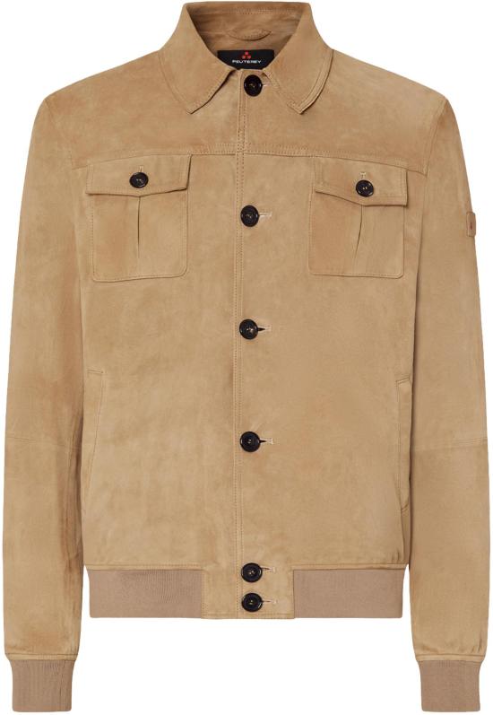 26SS 페트레이 데스트니 스웨이드 02 혼 이펙트 버튼 스웨이드 자켓 PEU574499012407794 BEIGE
