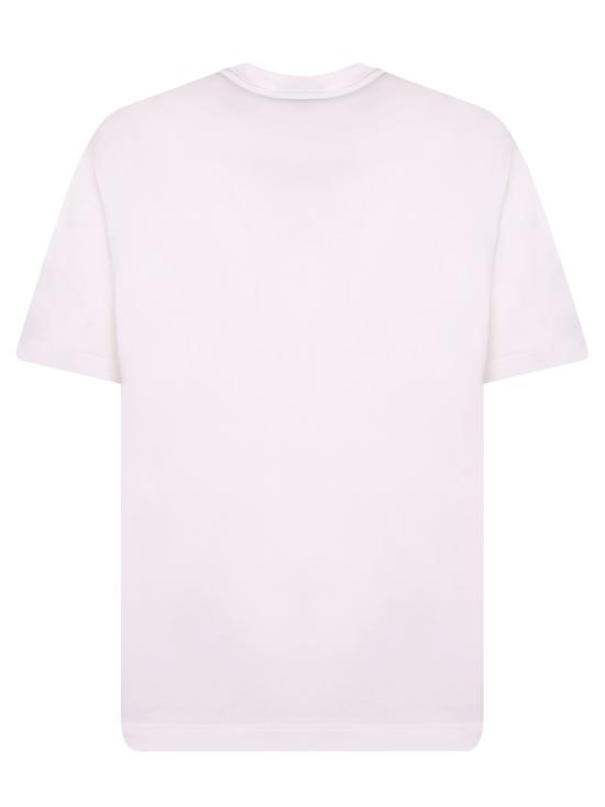 26SS 돌체앤가바나 자수 저지 티셔츠 G8PN9Z G7POP W0800 White - DOLCE & GABBANA