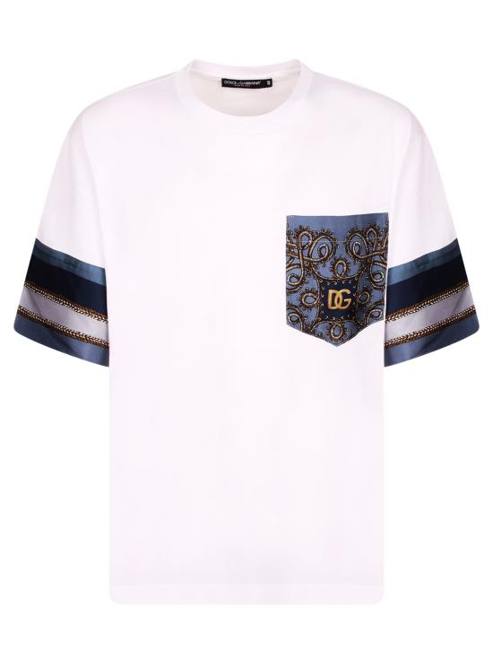 26SS 돌체앤가바나 반팔 티셔츠 G8SB2T G7PZK W0800 White