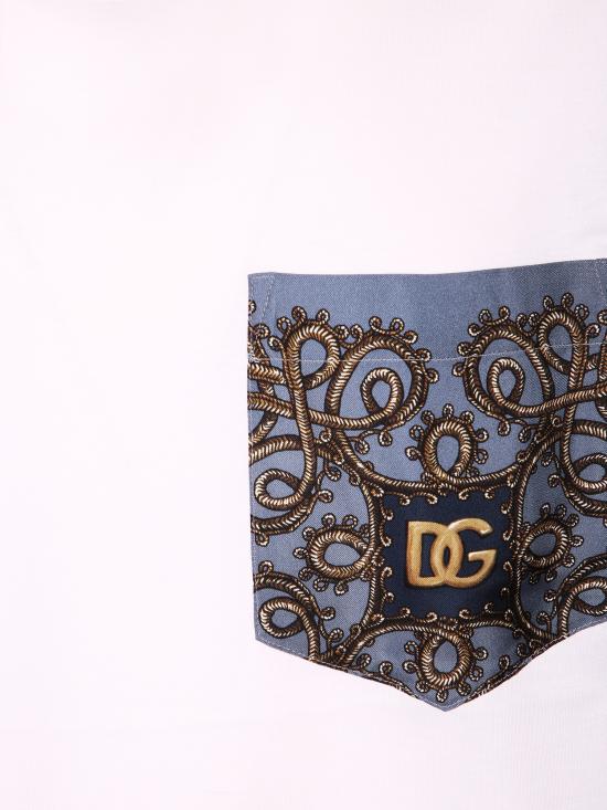 26SS 돌체앤가바나 반팔 티셔츠 G8SB2T G7PZK W0800 White - DOLCE & GABBANA