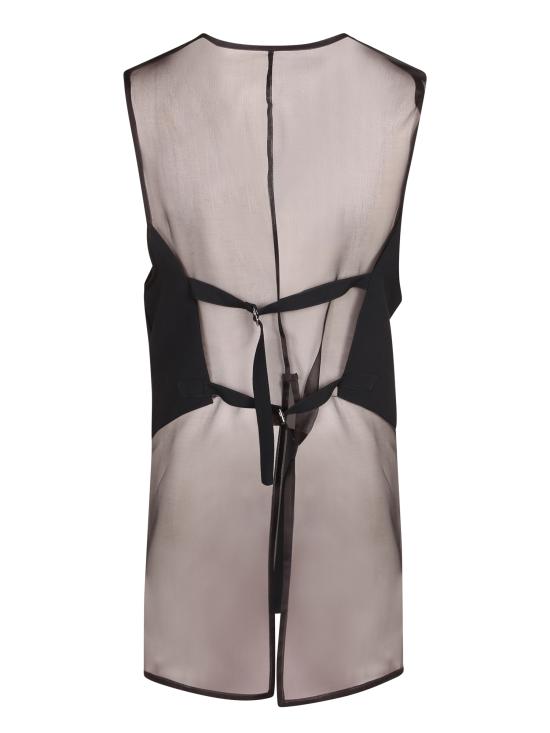 26SS 엠포리오 아르마니 베스트 EW004490 TE10419 UC001 Black - EMPORIO ARMANI