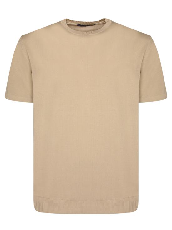 26SS 델 오글리오 반팔 티셔츠 DF0307 BEIGE 36 Blue