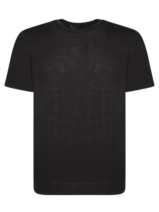 26SS 델 오글리오 반팔 티셔츠 DF0307 NERO 13 Black