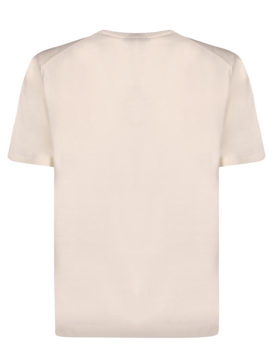 26SS 델 오글리오 반팔 티셔츠 DF0307 PANNA 100 White - DELL'OGLIO