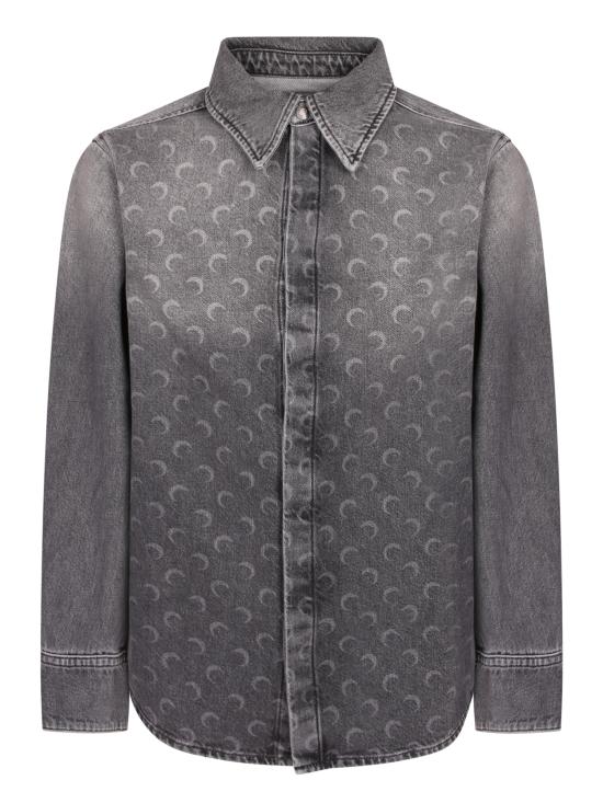 26SS 마린세르 긴팔 셔츠 USI035AC DEN0006 GR90 Grey