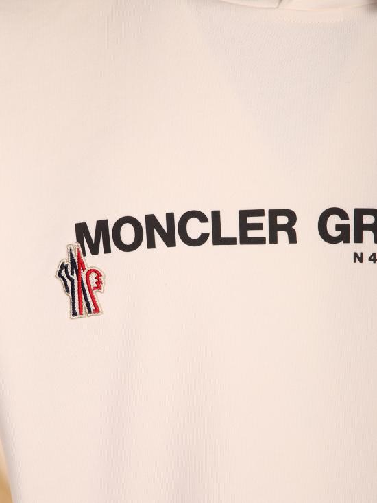 26SS 몽클레어 로고 후드 8G00011 8098U 041 White - MONCLER