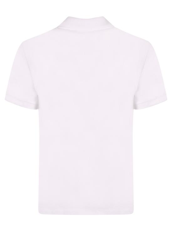 26SS 아미 스몰 하트 로고 폴로 티셔츠 HPL411 760 100 White - AMI