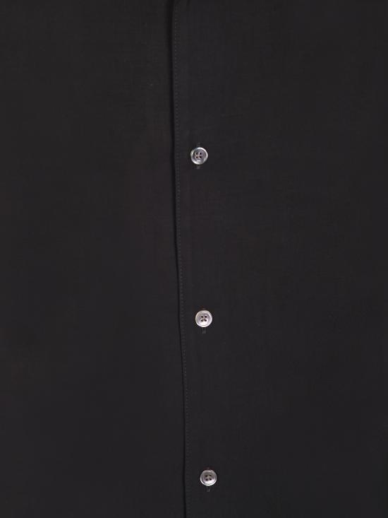 26SS 아미 숏슬리브 자수 아미 파리 박시 셔츠 HSH830 VI0036 001 Black - AMI