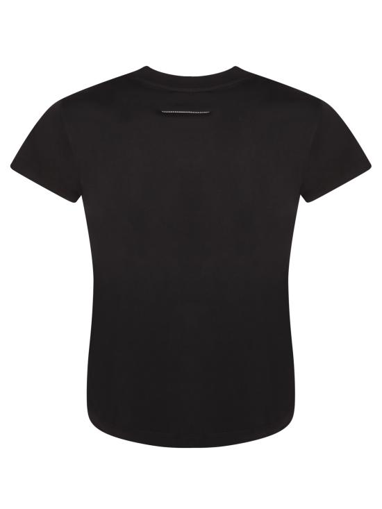 26SS MM6 메종마르지엘라 뉴메릭 코튼 저지 티셔츠 S52GC0327 M20170 900 Black - MM6 MAISON MARGIELA