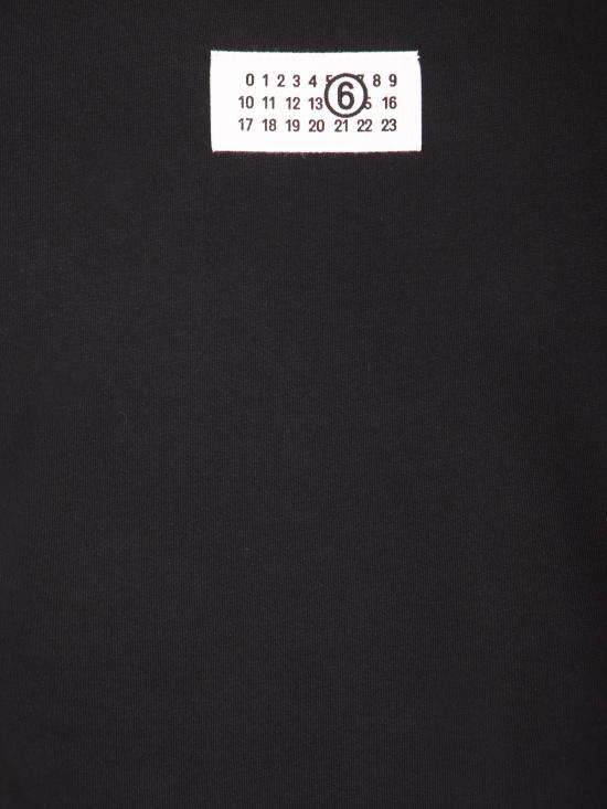 26SS MM6 메종마르지엘라 뉴메릭 코튼 저지 티셔츠 S52GC0327 M20170 900 Black - MM6 MAISON MARGIELA