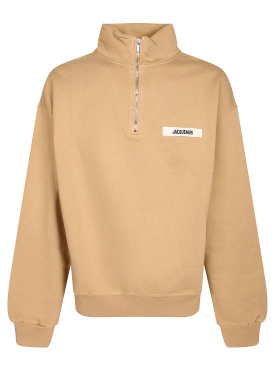 26SS 자크뮈스 하프 집업 스웨트 셔츠 SSM00313 AJ00174 180 Beige